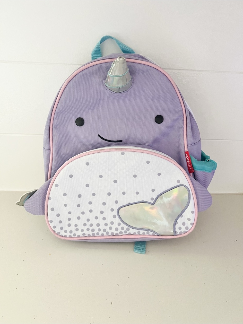 Skip Hop Narwhal Toddler Purple Preschool Book Bag Kids backpack